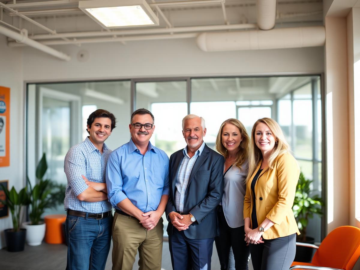 InsurAli agents in their St. Petersburg, Florida office